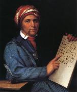 Huntington Daniel Sequoyah oil painting artist